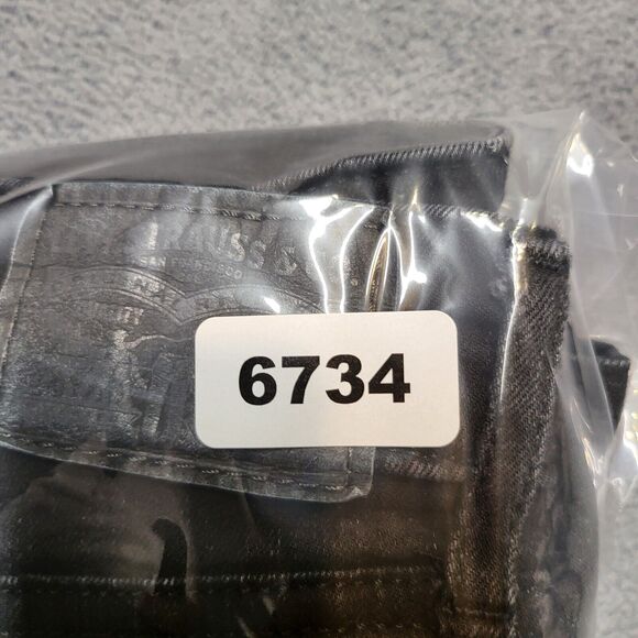 Levis Jeans Womens 31 Black Classic Skinny Leg Stretch Denim Distressed - Picture 11 of 11